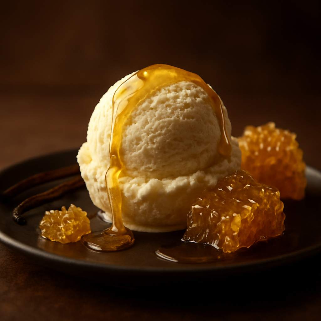 Bio-Honig Eiscreme